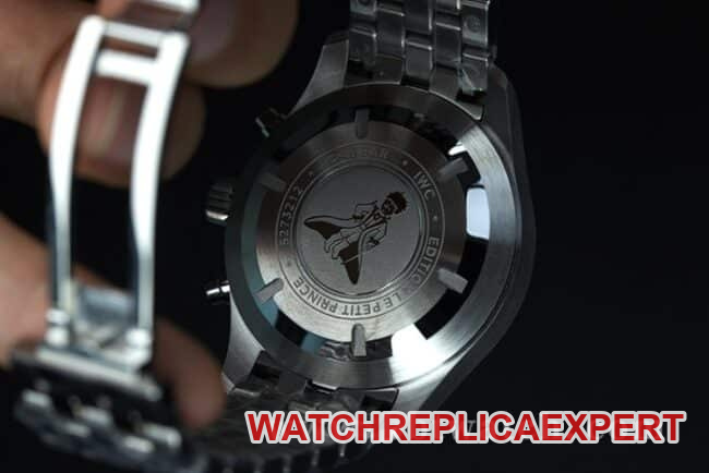 ZF Factorytop-tier watch IWC men's steel bracelet pilot little prince blue dialDay-Date fully automatic movementchronograph stopwatch movement chart