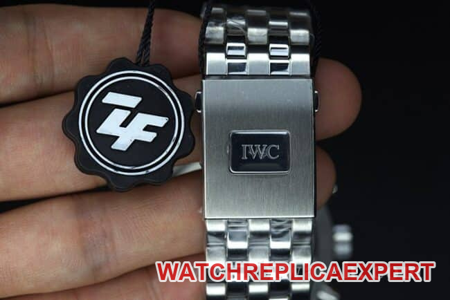 ZF Factorytop-tier watch IWC men's steel bracelet pilot little prince blue dialDay-Date fully automatic movementchronograph stopwatch clasp picture