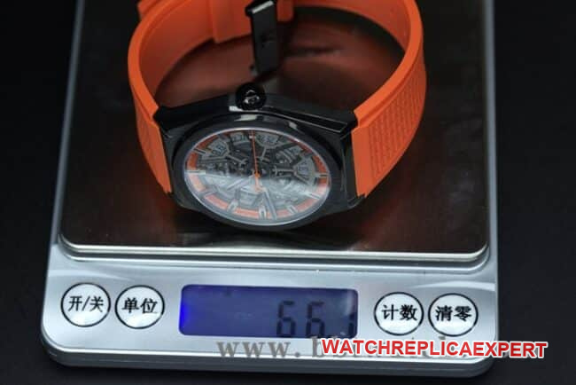 Zenith top-tier watch DEFY men's gray plate hollow mechanical titanium alloy rubber bracelet mechanical watch weight chart
