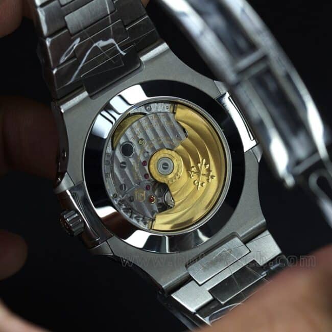 GR factory top-tier replicaPatek PhilippeNautilus sports elegant series 5726/1A-001 men's black dialsteel braceletautomatic movement watch movement picture