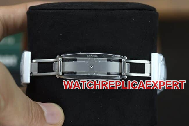 BV factory top Chanel J12 series ceramic women's watches white disk rubber band automatic mechanical watch buckle figure