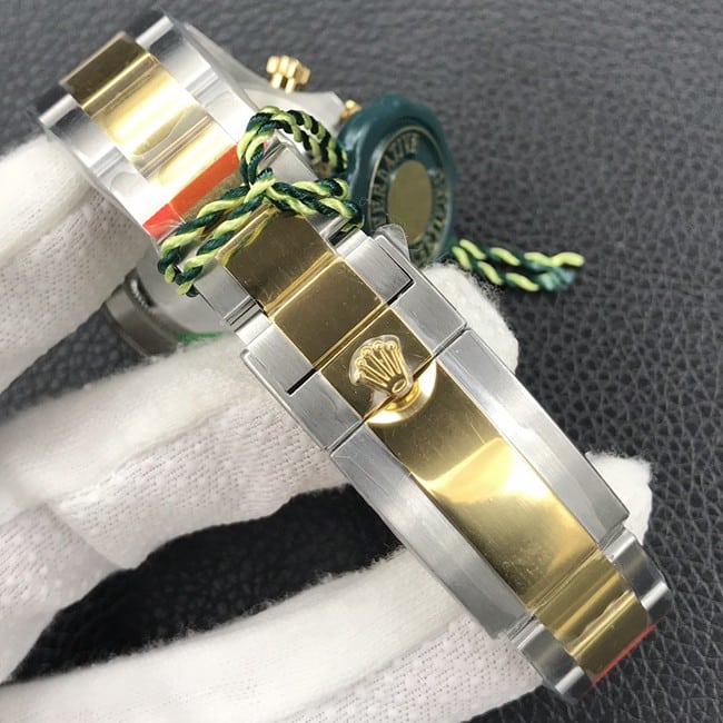 top-tier watch Rolex universe chronograph Daytona men's black dial gold belt automatic movement watch clasp picture