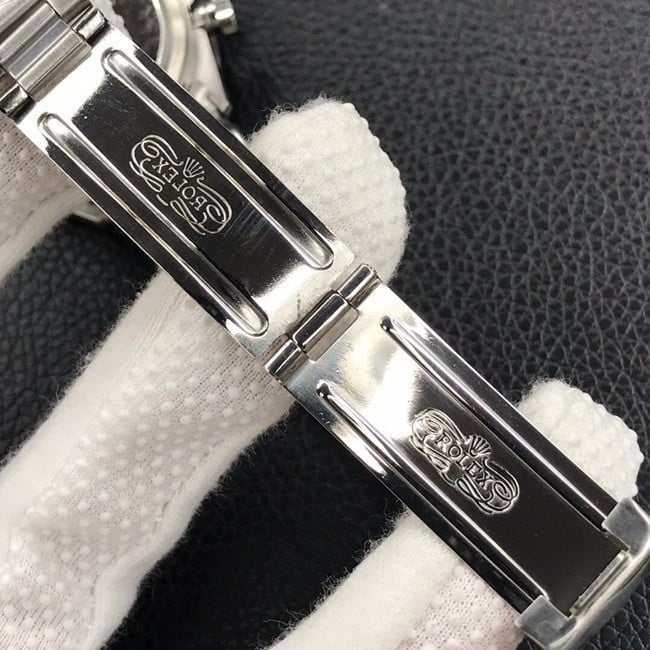 top-tier watch Rolex Paul Newman series men's black dialsteel bracelet mechanical watch clasp picture
