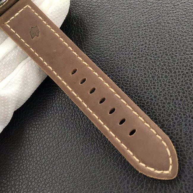 HW factory Paneraireplica watch men's green dial brown belt manual mechanical leather strap watch leather strap picture