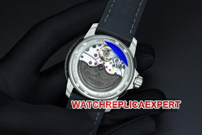 ZF FactoryBlancpain watch fifty fathoms top-tier men's black dial nylon strap mechanical movementmovement picture