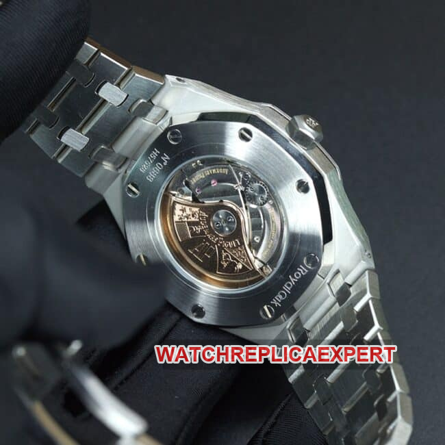 Audemars Piguet Watch Men's Royal Oak Series Blue Dial Steel Band Automatic Mechanical Movement Image