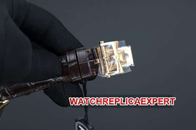 ZF Vacheron Constantin top Wulu type men's white disk brown strap automatic mechanical watch buckle figure