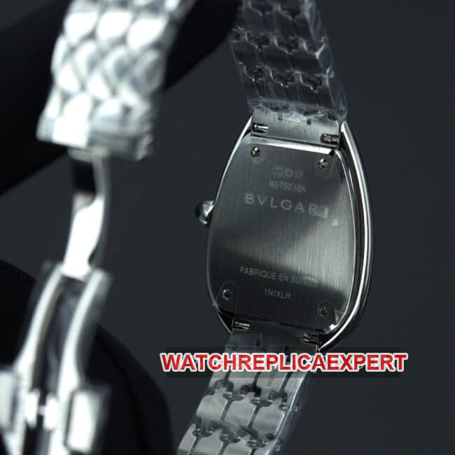 Bvlgaritop-tier watch ladies white dialsteel braceletSerpentiSeduttori gilt snake shadow quartz back cover picture