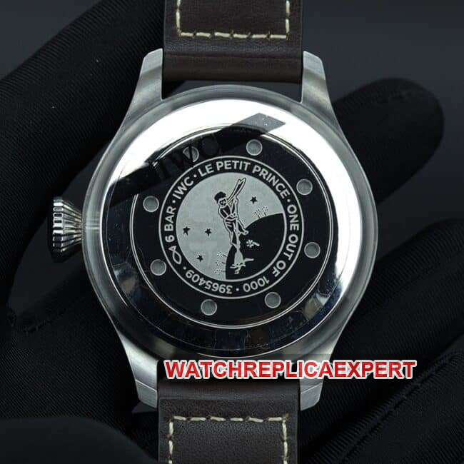 ZF FactoryIWCtop-tier watch big pilot series automatic movement men's blue dial brown belt movement picture