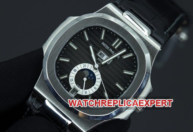 GR factory Patek Philippetop-tier watch Nautilus annual calendar watch 5726 series automatic movement front view