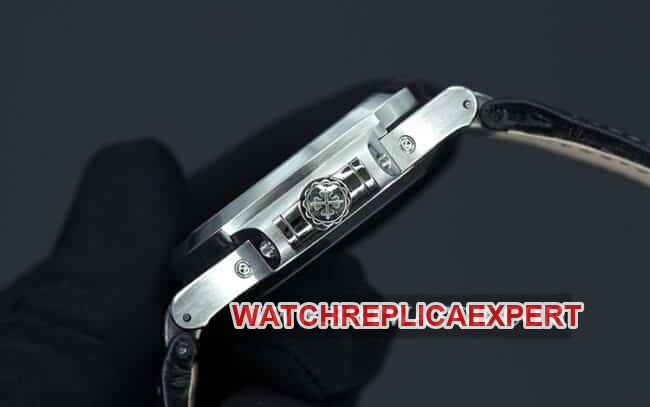 GR factory Patek Philippetop-tier watch Nautilus annual calendar watch 5726 series automatic movement side view