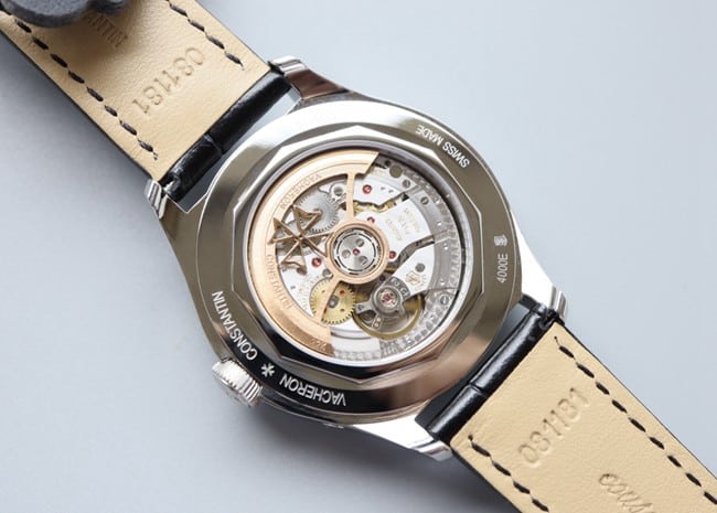 Vacheron Constantintop-tier watch Wulu type full date display series men's white dial black belt mechanical movement picture