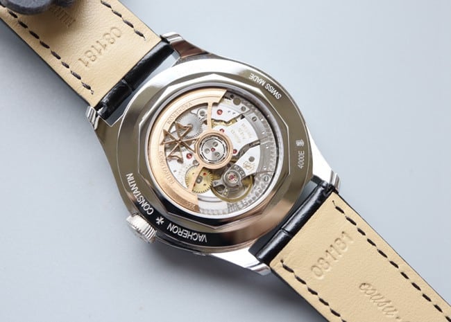 top-tier replicaVacheron Constantin watch Wu Luzhi type—FIFTYSIX full date display series full automatic movement men’s blue dial blue belt movement picture