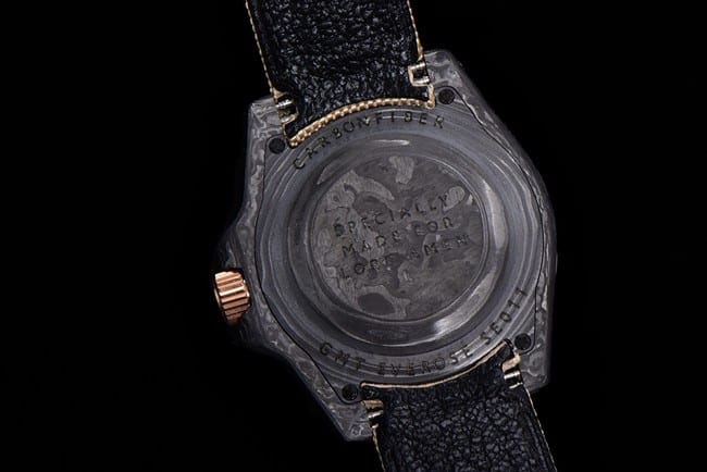 Rolextop-tier watch fully automatic movement gray plate nylon strap men's back cover picture