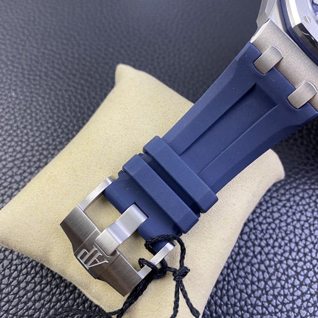 BF factory Audemars Piguet top automatic mechanical men's blue disk blue rubber band new watch buckle figure