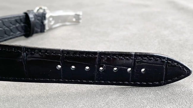 Patek Philippetop-tier watch complex function chronograph series men's white dial fully automatic movementleather strapleather strap picture