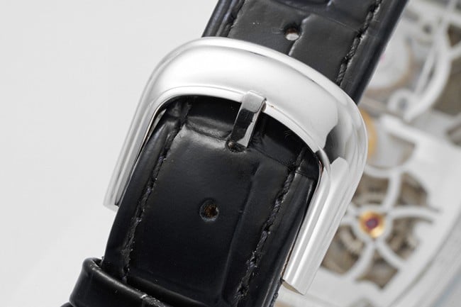 ABF factory top-tier Frank Muller high-quality watch men's black dial black belt leather strap manual mechanical tourbillonclasp picture