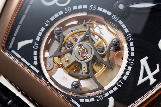 ABF factory top frank muller men's watches tourbillon men's black plate black belt manual winding mechanical belt movement figure