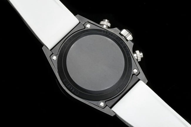 Rolextop-tier men's white dialrubber strap fully automatic movement watch back cover picture