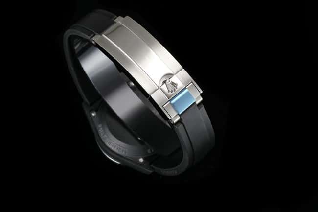TW factory Rolextop-tier watch men's black dialrubber strap fully automatic movementclasp picture