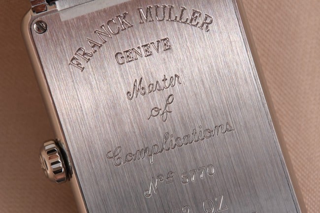 top-tier Frank Muller watch Long Island series leather strap ladies quartz white dial black belt detail shots