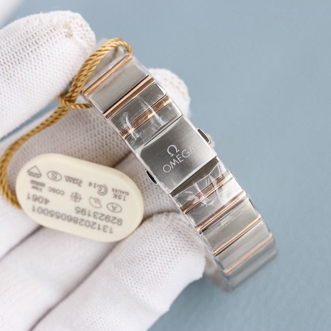 TW factory Omega women's watch white dialsteel bracelet constellation series quartzclasp picture