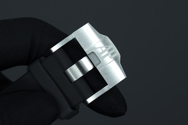 How is the quality of Audemars PiguetRoyal Oak15710ST.OO.A002CA.01? JF factory top-tier real shot analysis clasp picture