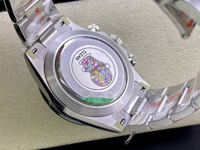 top-tierRolexDaytona black Taodi stainless steelreplica watch movement picture
