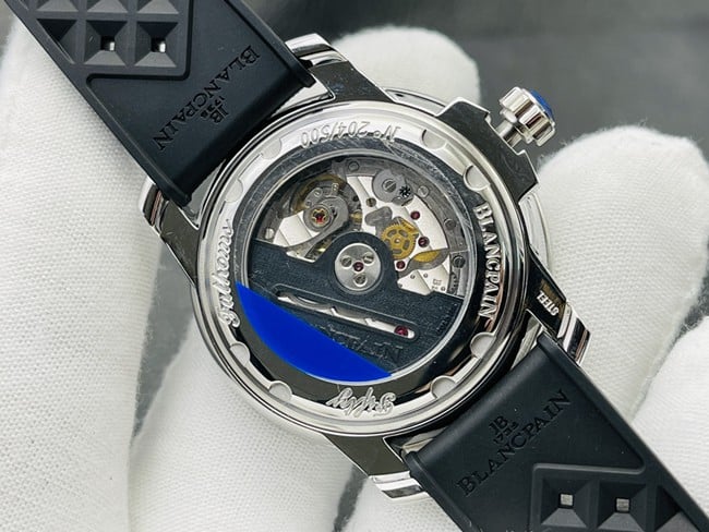top-tier Blancpain Fifty Fathoms Series 5008 Breplica watch (also known as the most beautiful Blancpain - Barracuda) movement picture