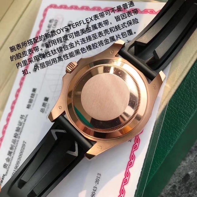 top-tier real gold replicaRolex yacht master series 40MM18Krose gold