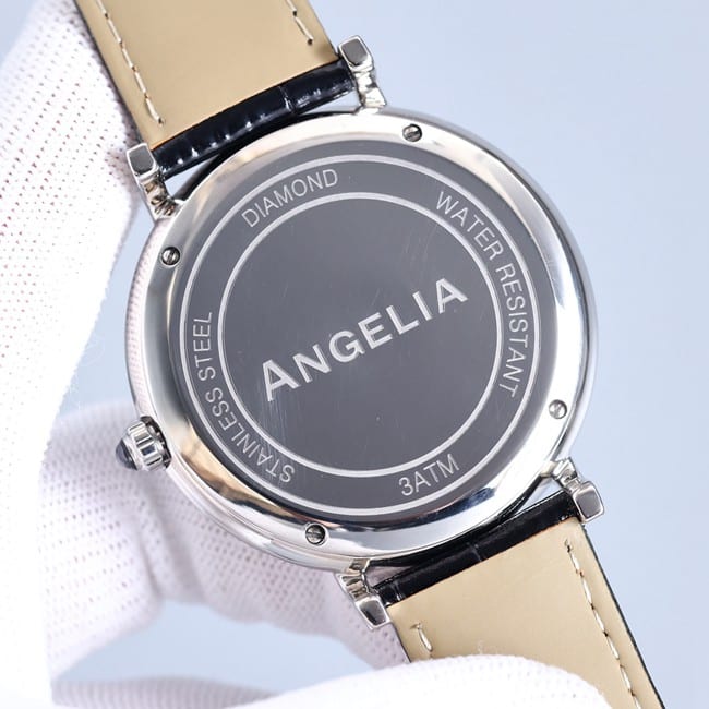 top-tier real diamond Anglia time series cowhide watch movement picture