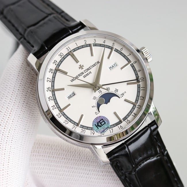top-tier replicaVacheron Constantin limited collection series silver steel case front view