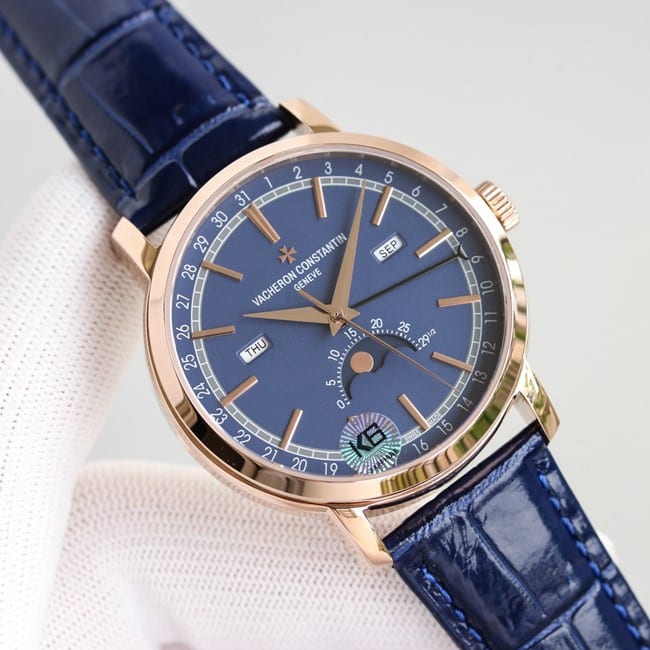 top-tier Vacheron Constantin limited collection series rose gold steel case front view