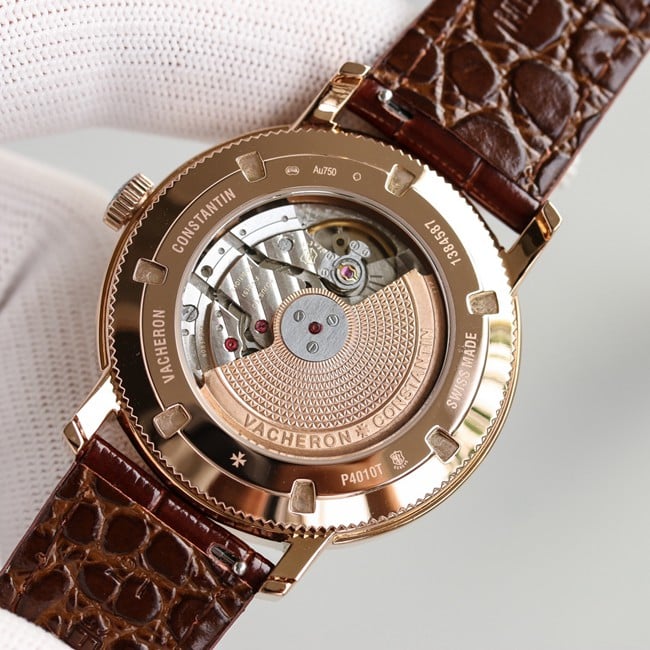 top-tier replicaVacheron Constantin limited collection series rose gold steel case movement picture