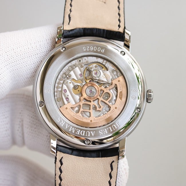 top-tier replicaAudemars PiguetJULES AUDEMARS series silver steel case movement picture