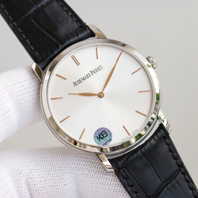top-tier replicaAudemars PiguetJULES AUDEMARS series silver steel case front view