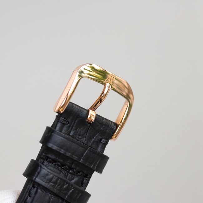 top-tier replicaAudemars PiguetJULES AUDEMARS series rose gold color steel case watch clasp picture