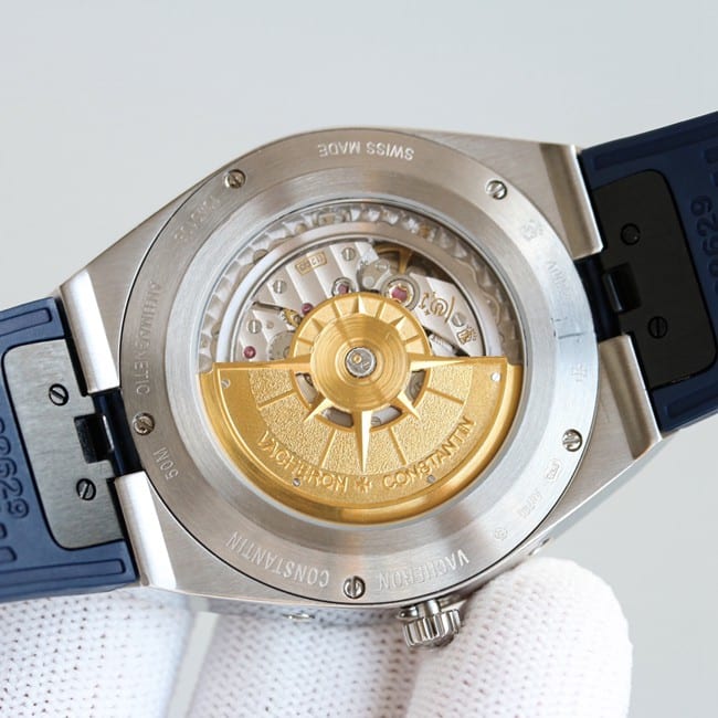 top-tier replicaVacheron Constantin series silver steel case perpetual calendar multifunctional watch movement picture