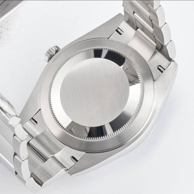 WF Factory Top Rolex 41mm Logbook Series Gray Disc Steel Strap Watch Movement Diagrams