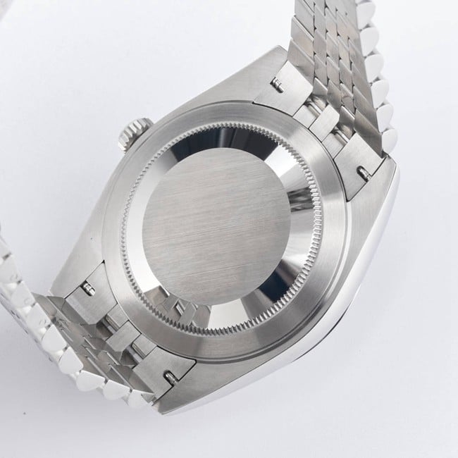 WF factory top-tier replicaRolex41mm log series white dialsteel bracelet watch movement picture