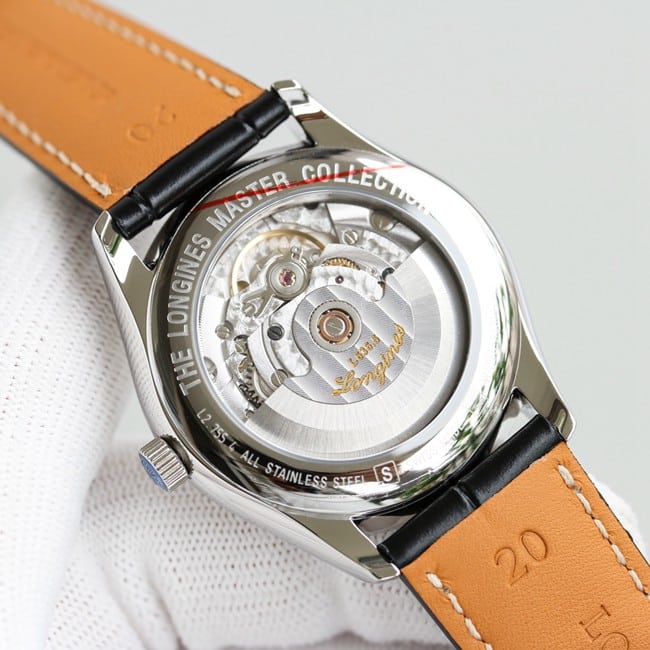 KL factory top-tier watch Longines famous craftsman double date displayl2.775white dial diamond watch movement picture