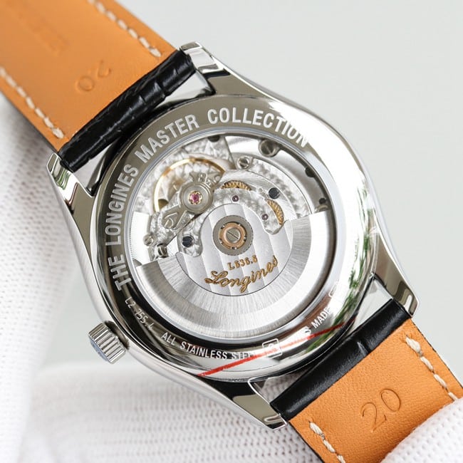 KL factory top-tier watch Longines famous craftsman double date displayl2.775black dial watch movement picture