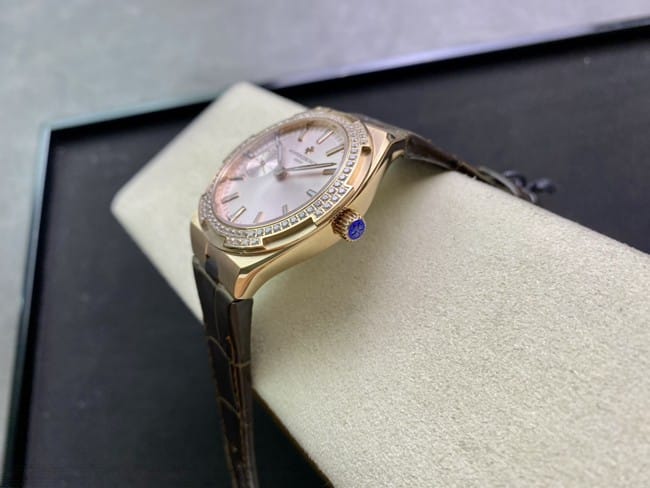 top-tier real diamond replicaVacheron Constantin series small model women's watch side view
