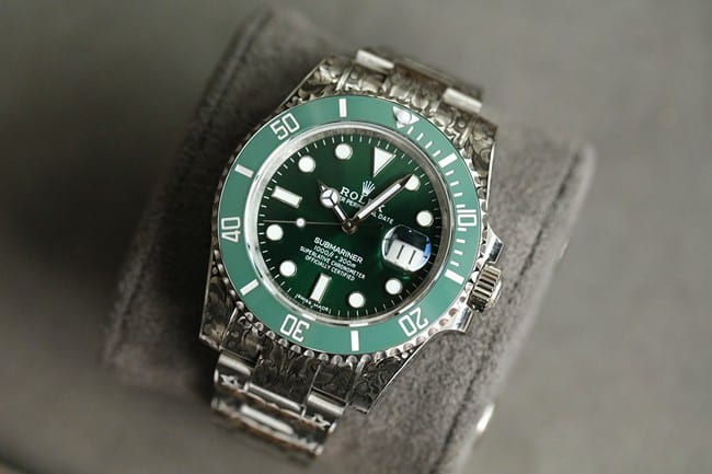 top-tier watch Rolex classic Starbucks Submariner carved special edition front view