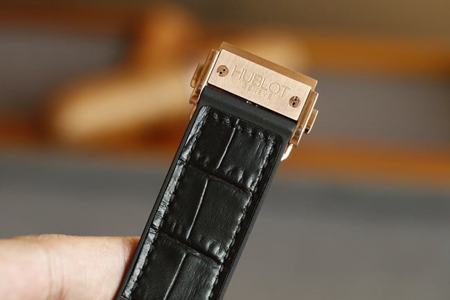top-tier watch Hublot BIG BANG series Hublot boutique diamond rose gold color case watch clasp picture