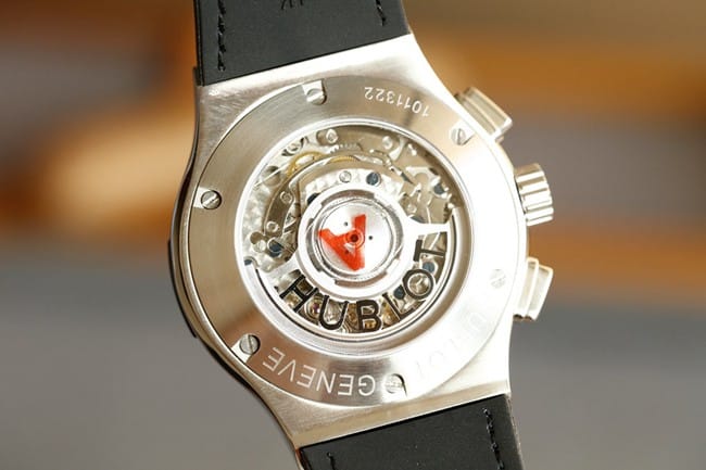 top-tier watch Hublot BIG BANG series Hublot boutique diamond silver case watch movement picture