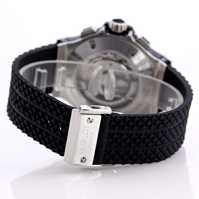 top-tier watch Hublot BIG BANG black ring silver shell watch clasp picture