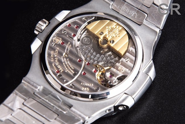 top-tierPatek Philippe5712GR king of steel black dialreplica watch movement picture