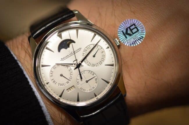 TW factory top-tier watch Jaeger-LeCoultre master moon phasewhite dial perpetual calendar automatic movement men's watch front view