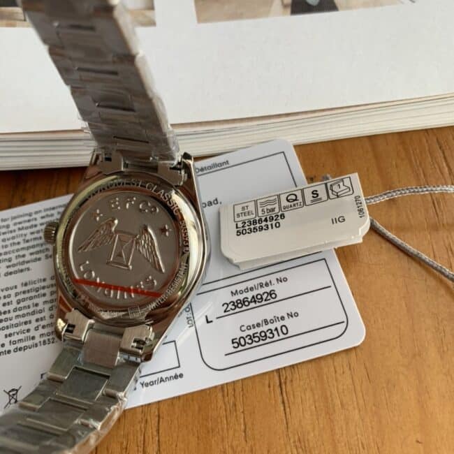 Longines Compaq series 8 mm ultra-thin design three-color ready-made ladies quartz watch movement picture